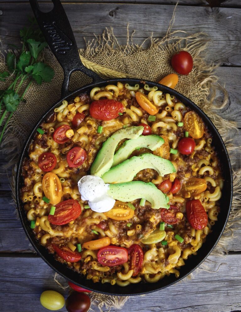 Easy Vegan Enchilada Mac and Cheese