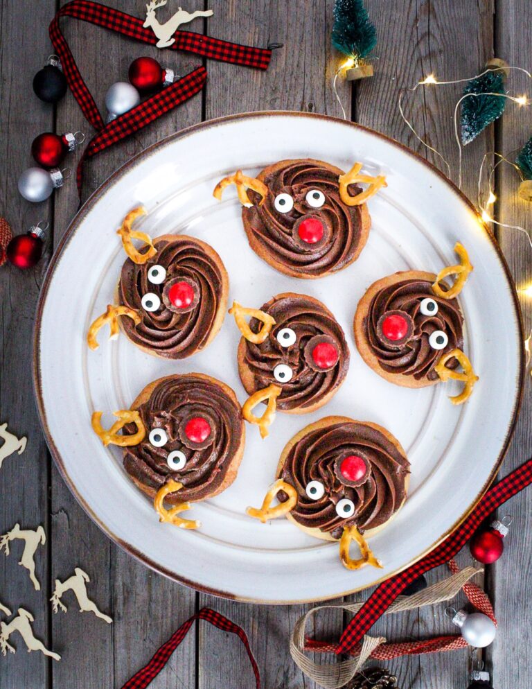 Easy Almond Amaretto Sugar Cookies with Chocolate Buttercream
