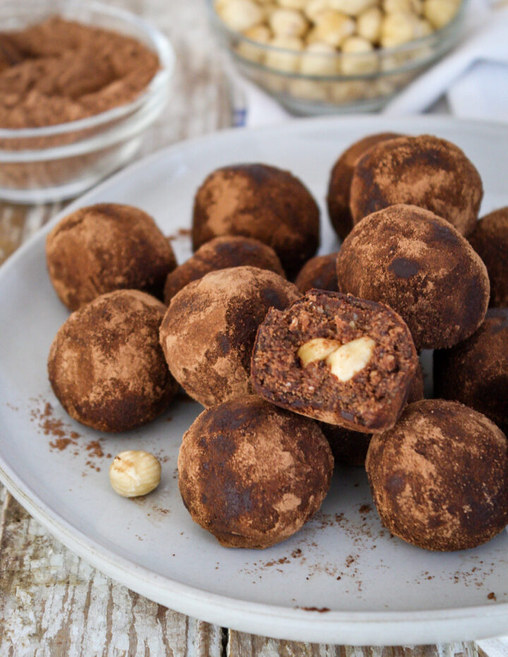 Peanut Butter Hazelnut Truffles