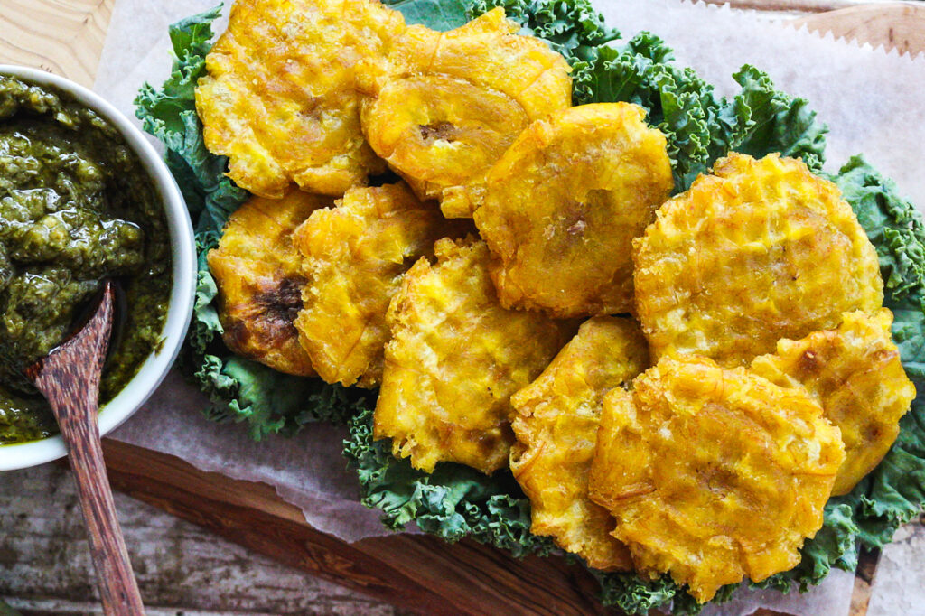 Traditional Puerto Rican Dinner Puerto Rican Tostones