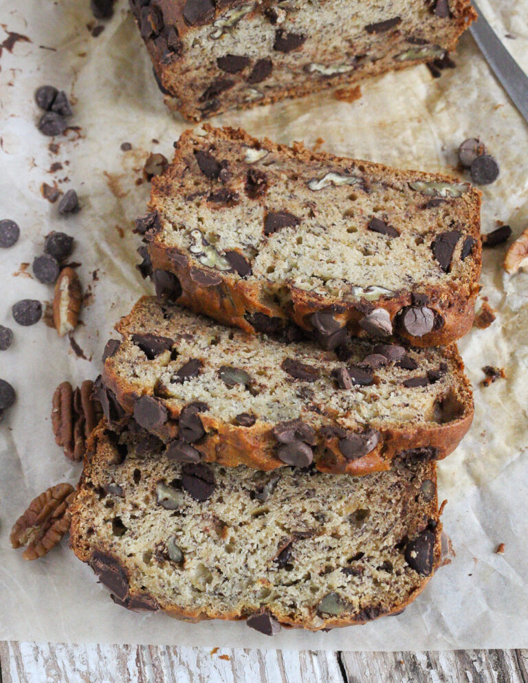 One Bowl Chocolate Chip Banana Bread
