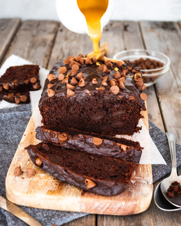 Vegan Chocolate Banana Bread