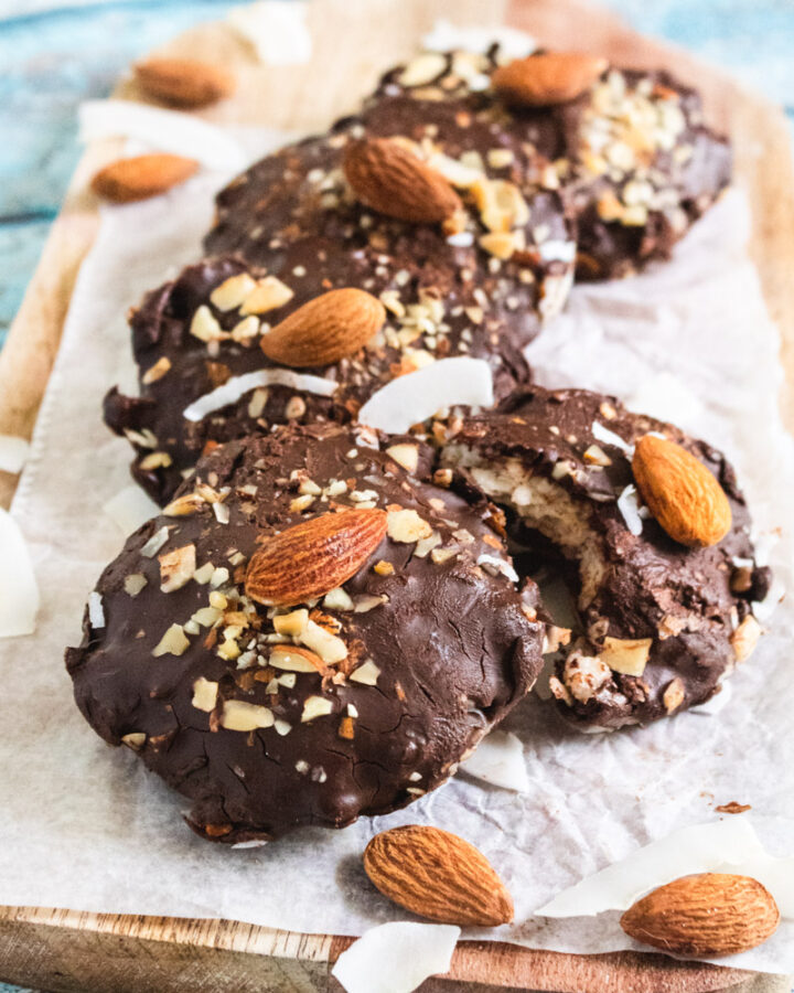 Puerto Rican Chocolate Covered Coconut Candy  – Dulce de Coco