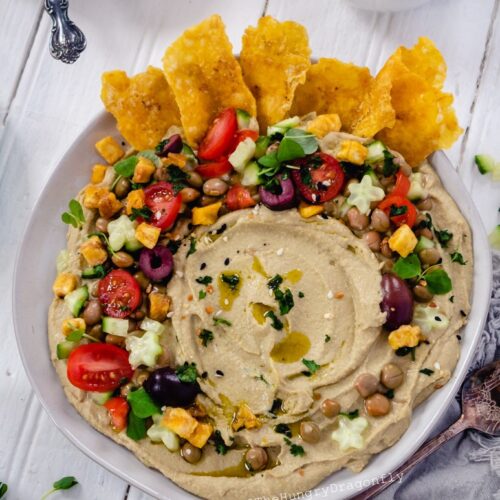 hummus de gandules
