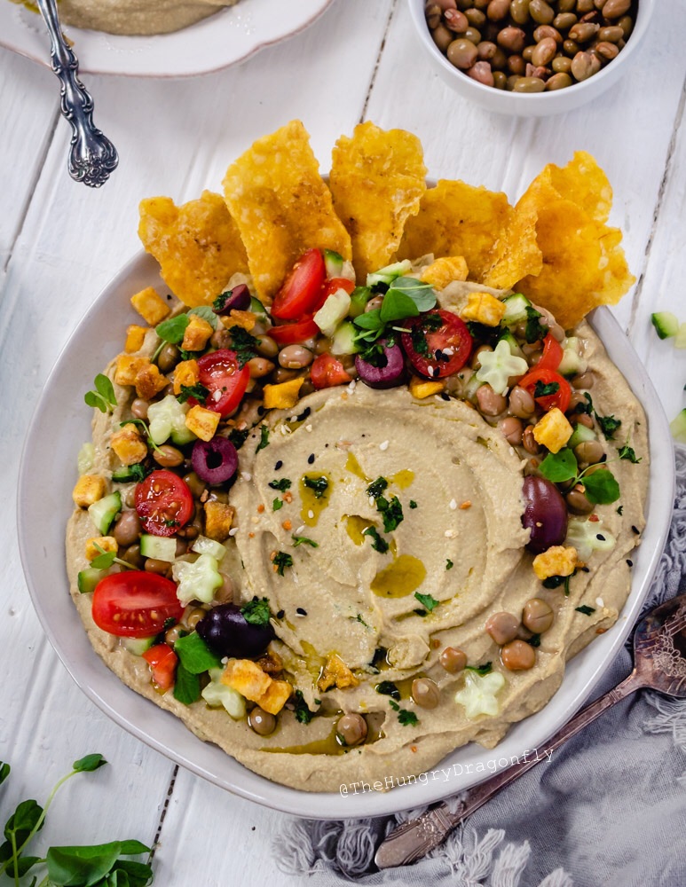 hummus de gandules