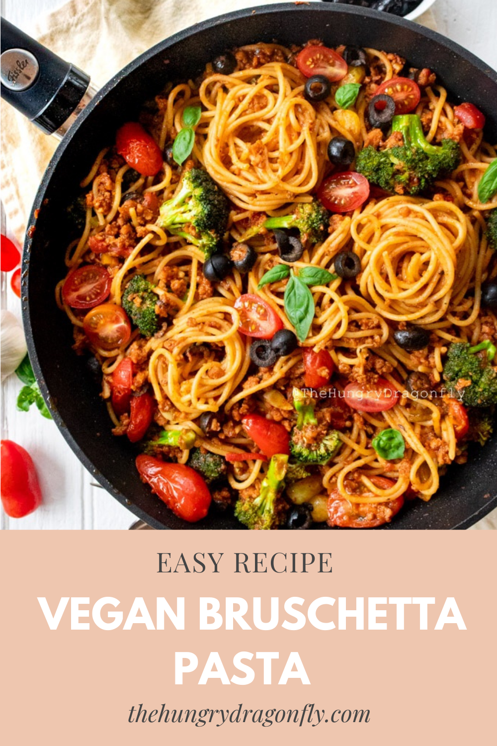 Vegan Bruschetta Pasta