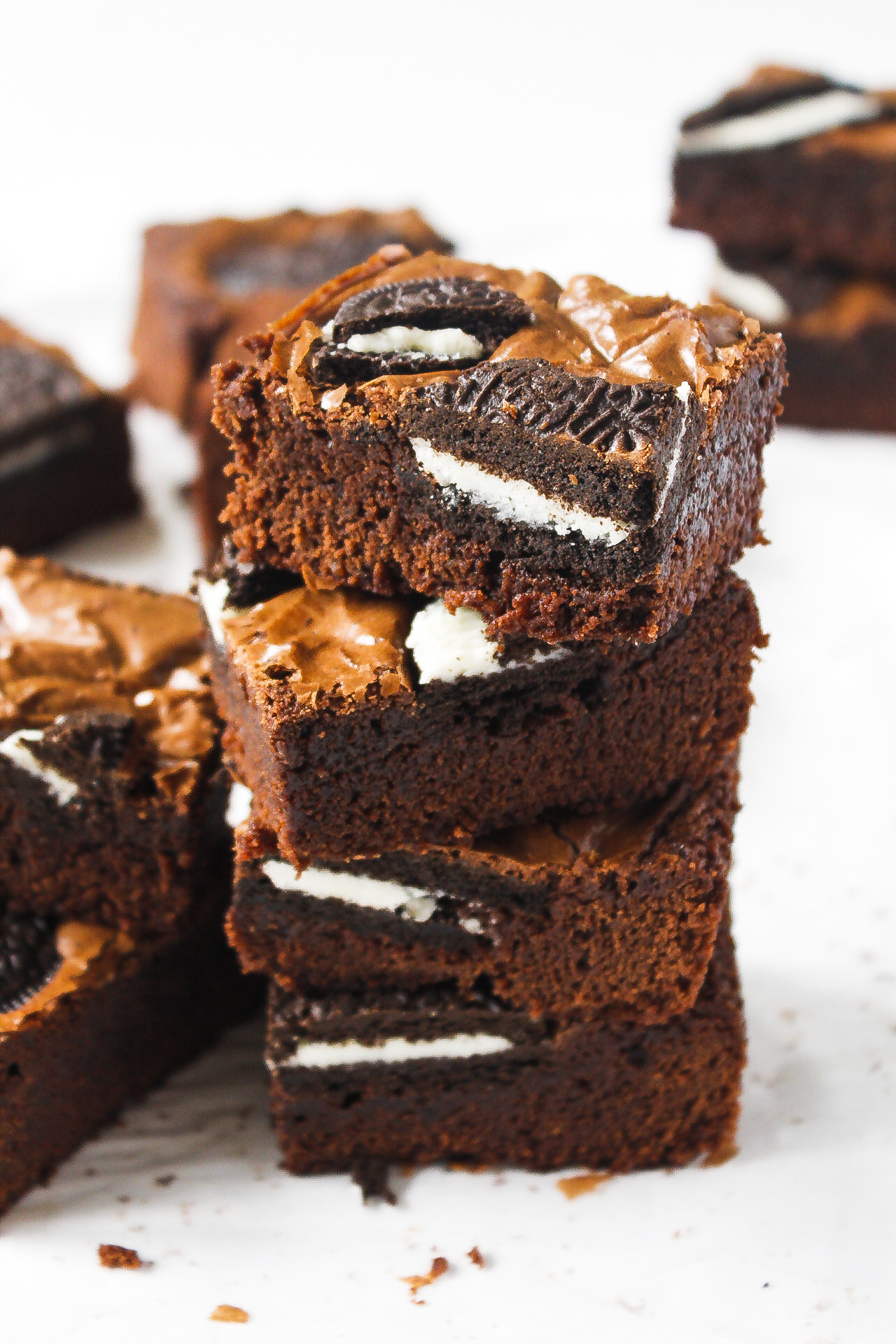 Vegan Oreo Brownies
