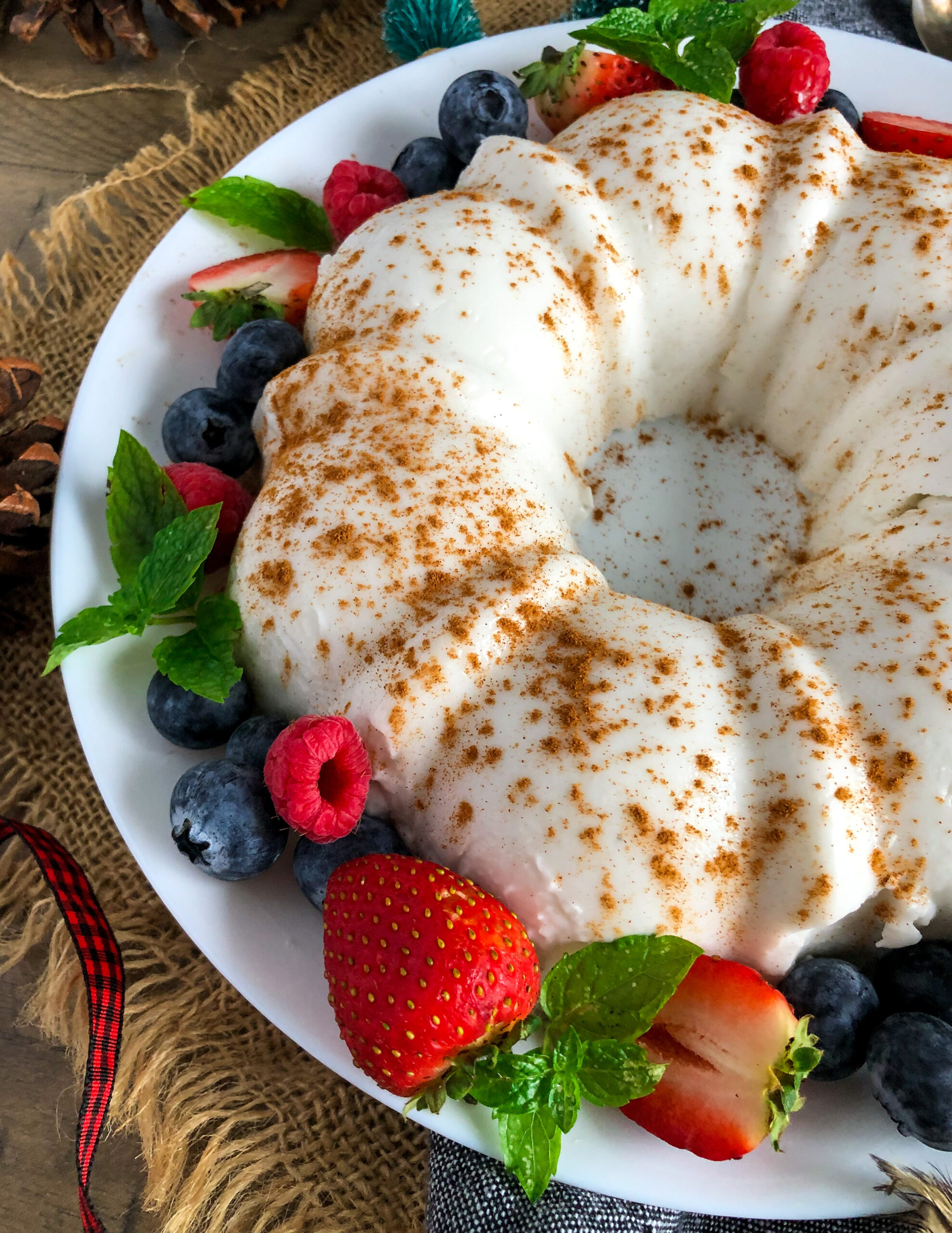 Tembleque - Puerto Rican Coconut Pudding