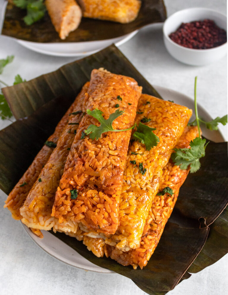 Puerto Rican Rice Pasteles
