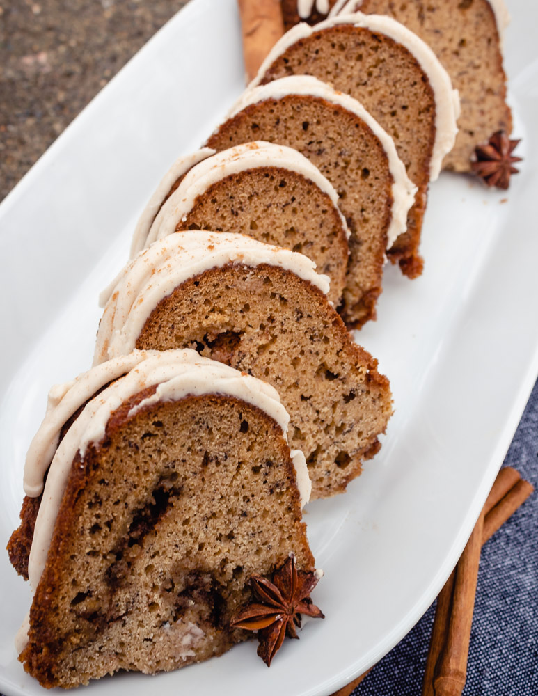 Cinnamon Roll Banana Bread