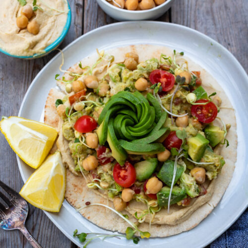 Smashed Chickpea Avocado Spread