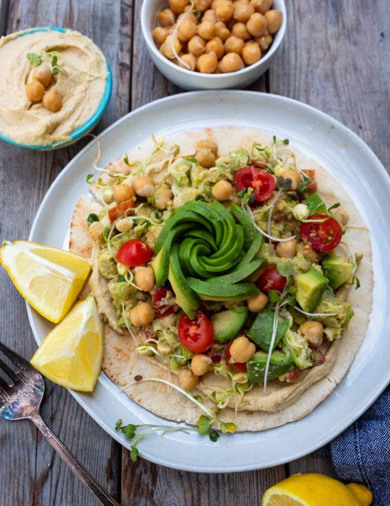 Smashed Chickpea Avocado Spread