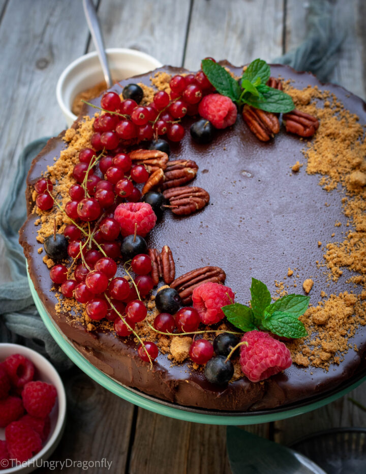 No-Bake Chocolate Gingerbread Tart