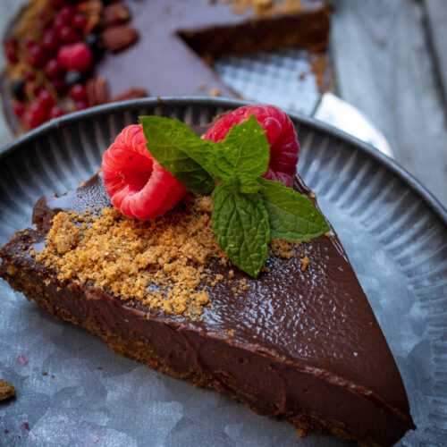 No-Bake Chocolate Gingerbread Tart