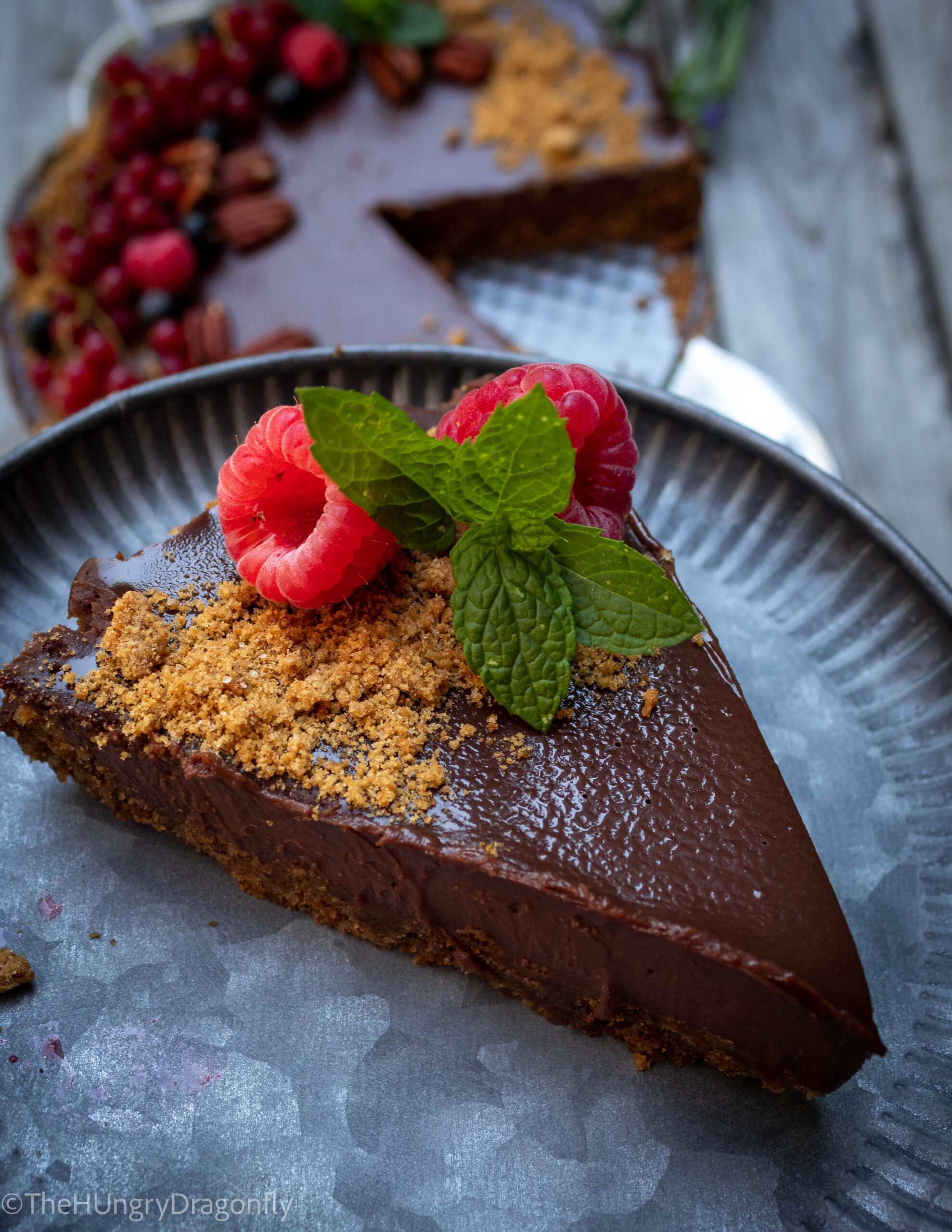 No-Bake Chocolate Gingerbread Tart