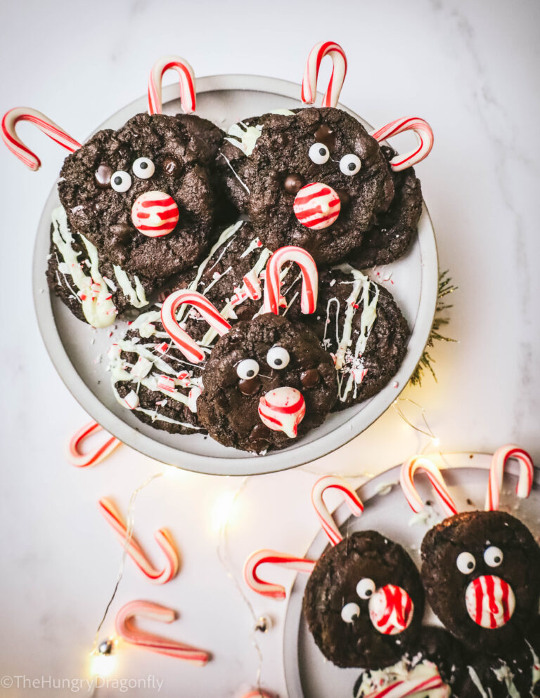 peppermint mocha chocolate cookies
