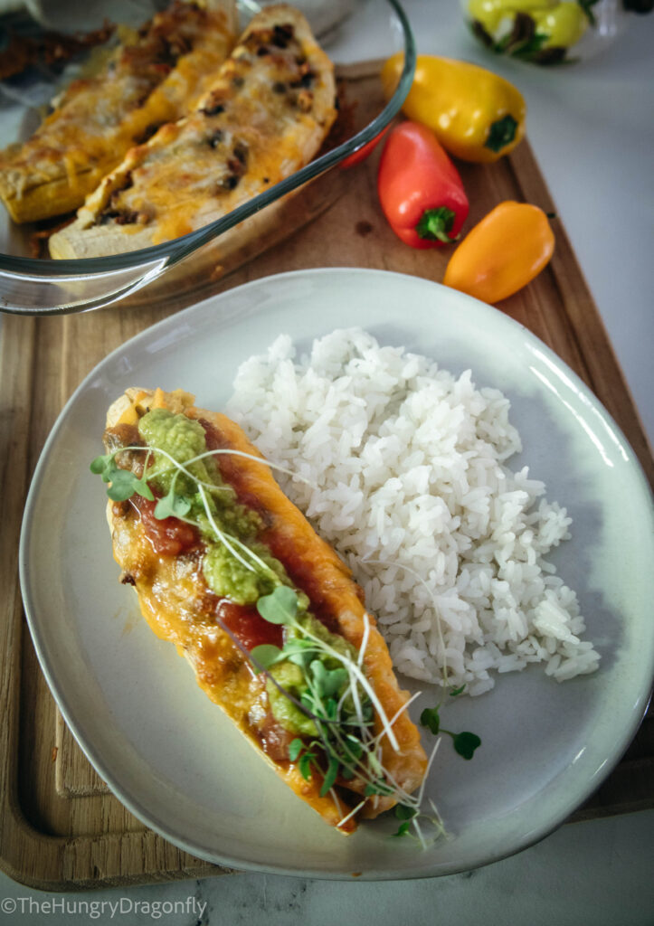 Vegan Canoas de Platano Maduro