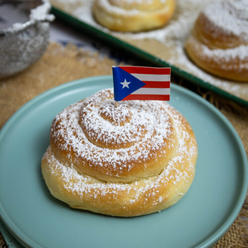 Puerto Rican Pan de Mallorca - Ensaimadas